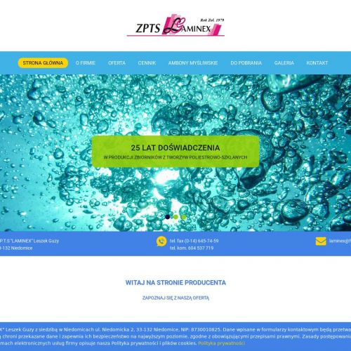 Zbiorniki z tworzyw sztucznych tarnów