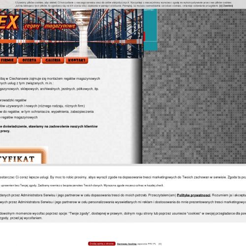 Montaż regałów wjezdnych