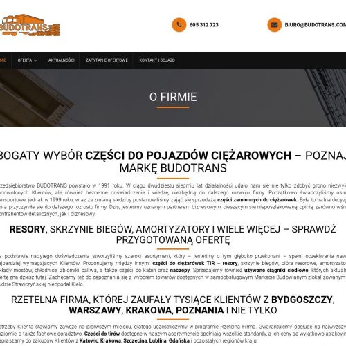 Części używane tir - Katowice