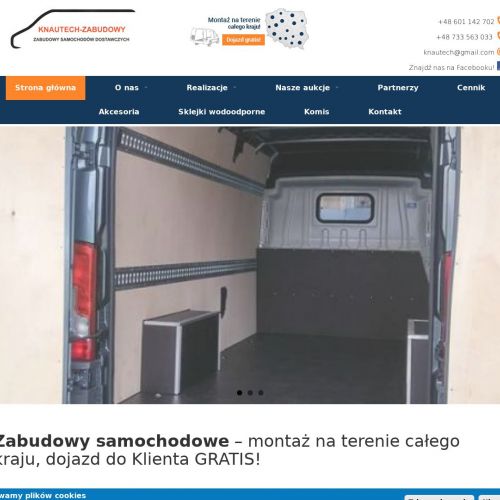 Zabudowy samochodów dostawczych Katowice