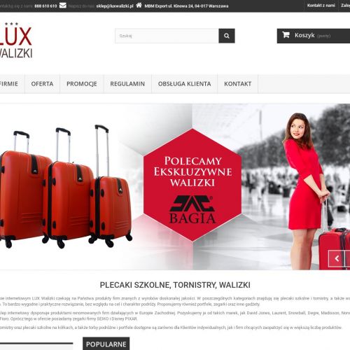 Walizka materiałowa