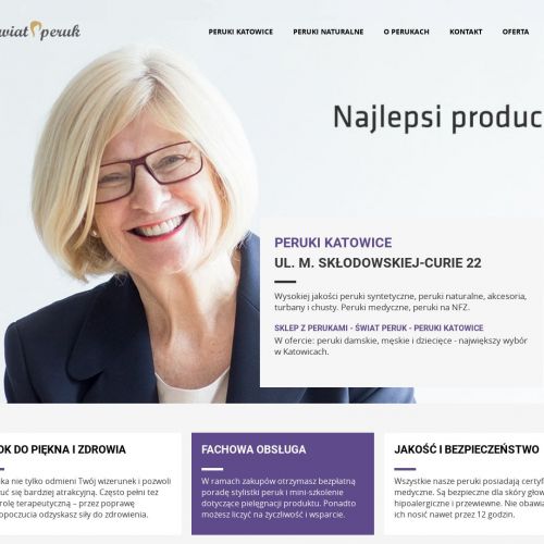 Sklep z perukami w Chorzowie