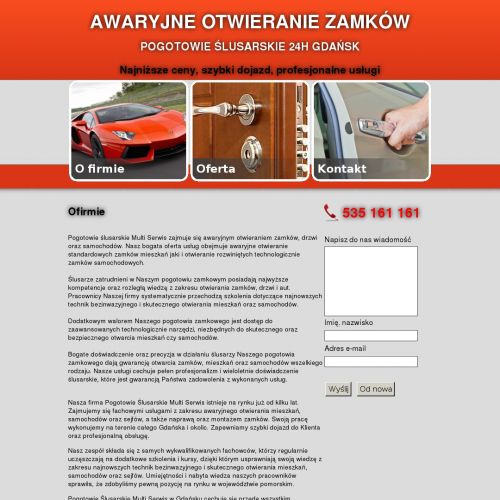 Awaryjne otwieranie zamków Gdańsk