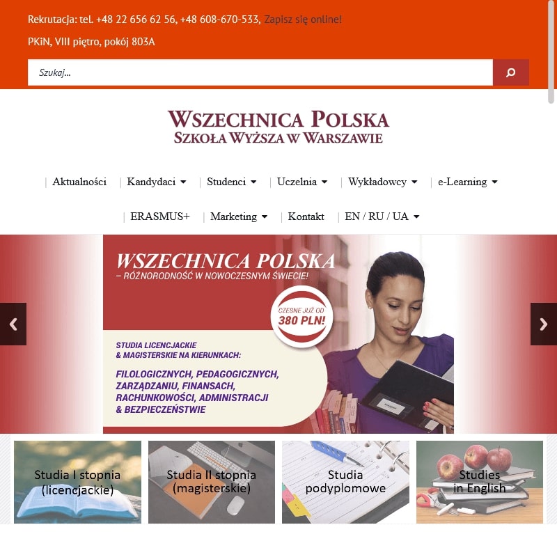 Warszawa - studia pedagogiczne zaoczne