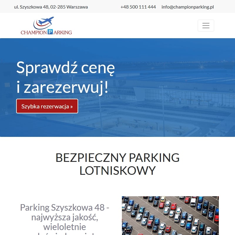 Warszawa - parking warszawa lotnisko chopin