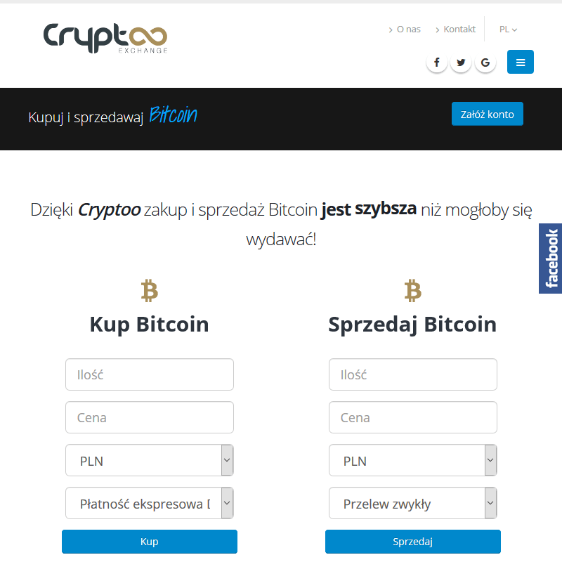 Szybki zakup bitcoin