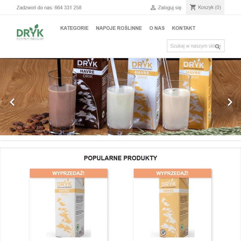 Mleko z groszku czekoladowe