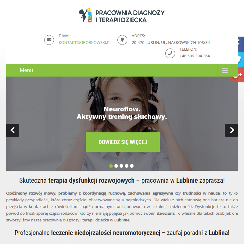 Lublin - neuroflow trening słuchowy