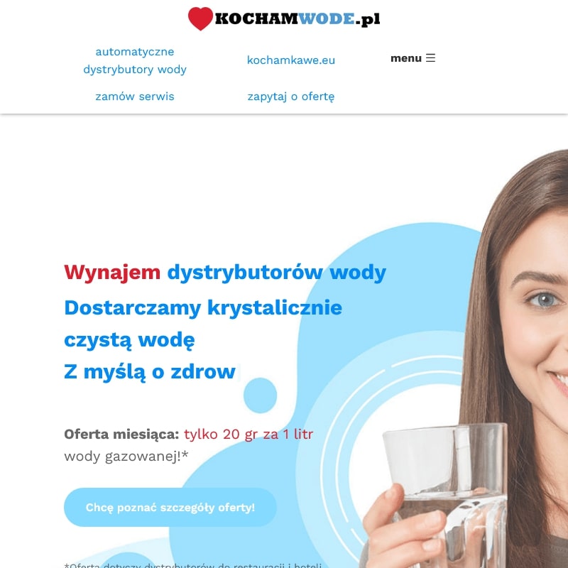 Bezbutlowy dystrybutor wody w Warszawie
