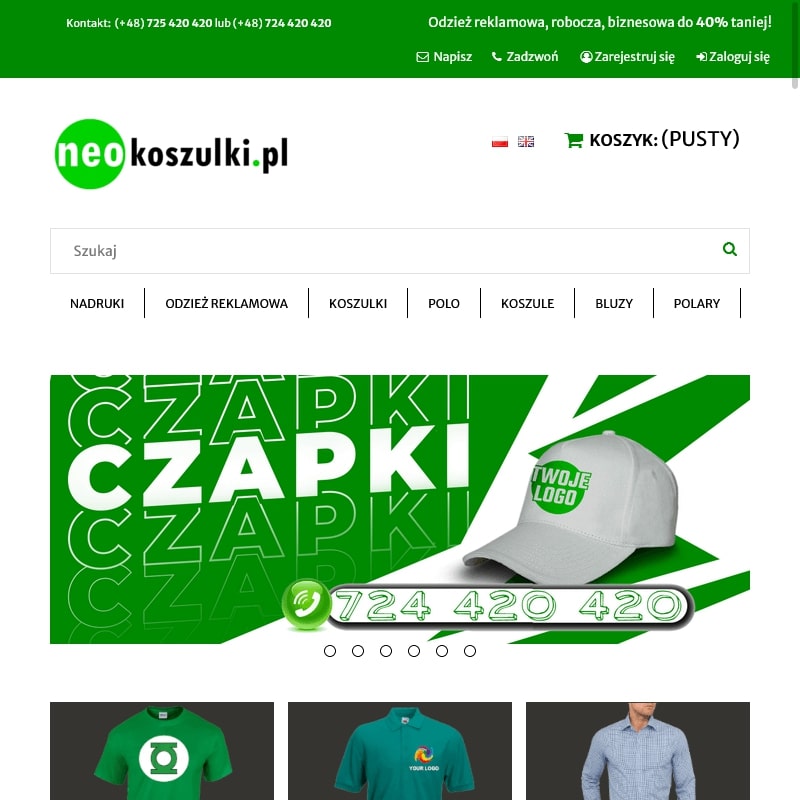 Koszule biznesowe z logo w Warszawie