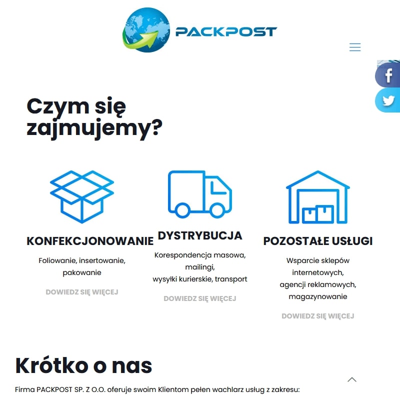 Obsługa logistyczna sklepów internetowych