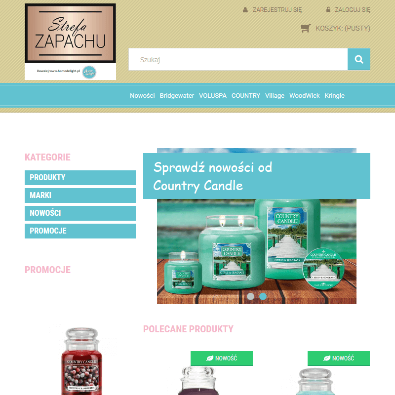 Perfumy do wnętrz yankee w Wieluniu