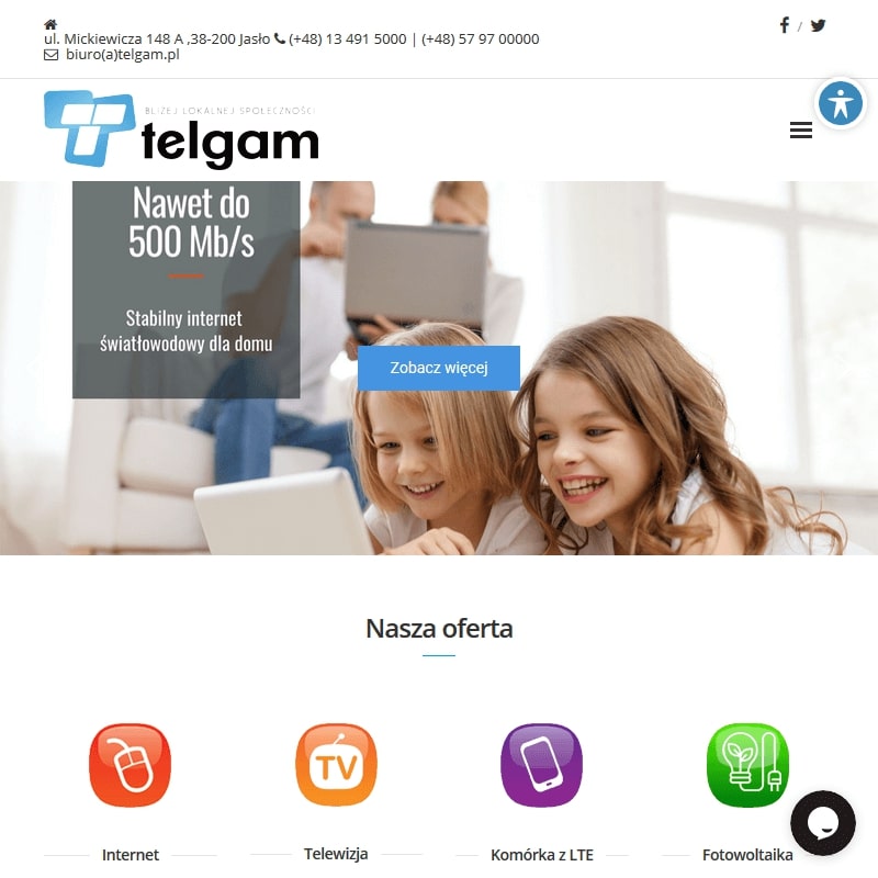 Najtańszy internet światłowodowy - Nowy Sącz